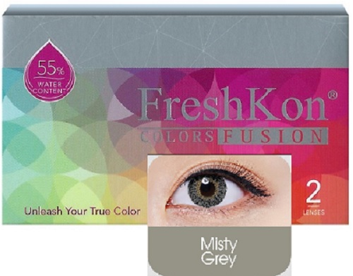 FreshKon Colors Fusion color contact lens - Misty Grey